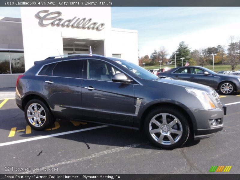 Gray Flannel / Ebony/Titanium 2010 Cadillac SRX 4 V6 AWD