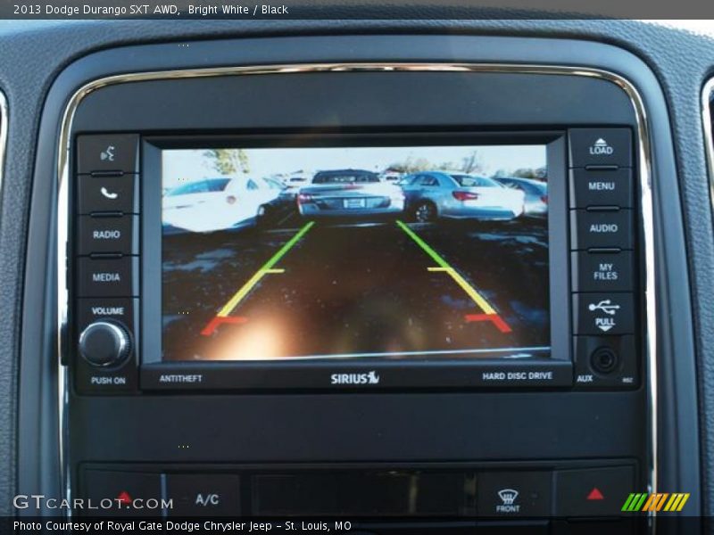 Bright White / Black 2013 Dodge Durango SXT AWD