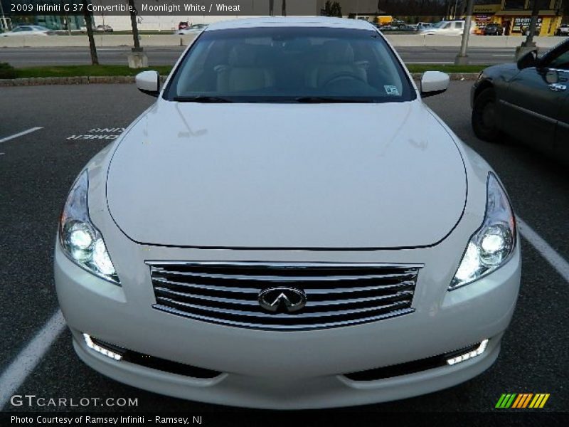 Moonlight White / Wheat 2009 Infiniti G 37 Convertible