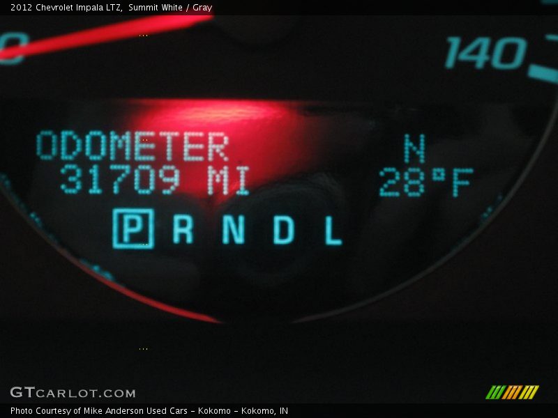 Summit White / Gray 2012 Chevrolet Impala LTZ