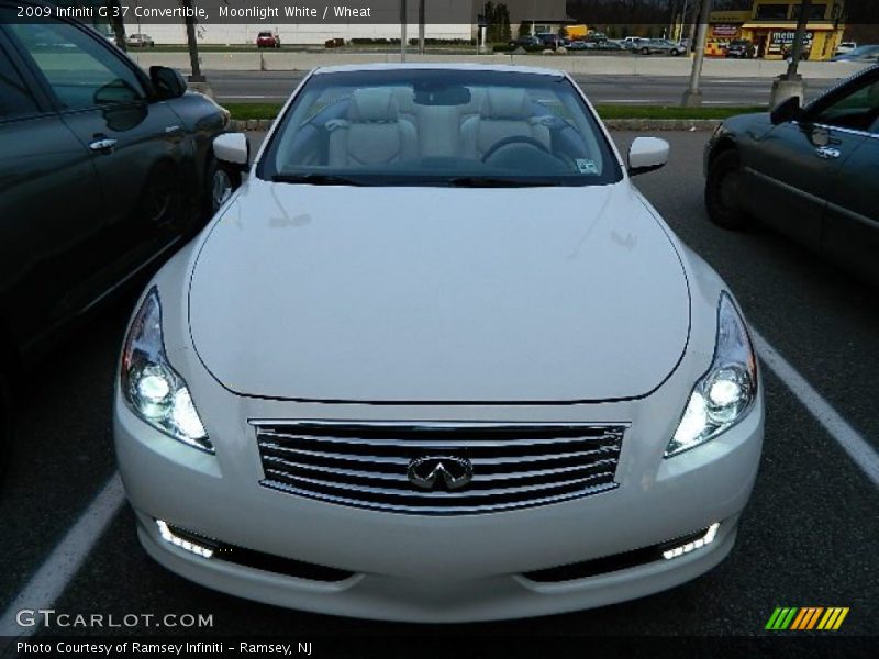 Moonlight White / Wheat 2009 Infiniti G 37 Convertible