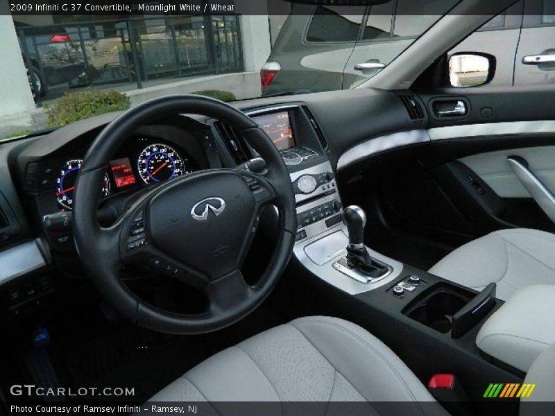 Moonlight White / Wheat 2009 Infiniti G 37 Convertible