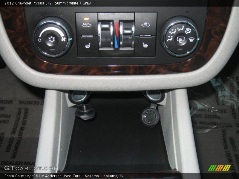 Summit White / Gray 2012 Chevrolet Impala LTZ