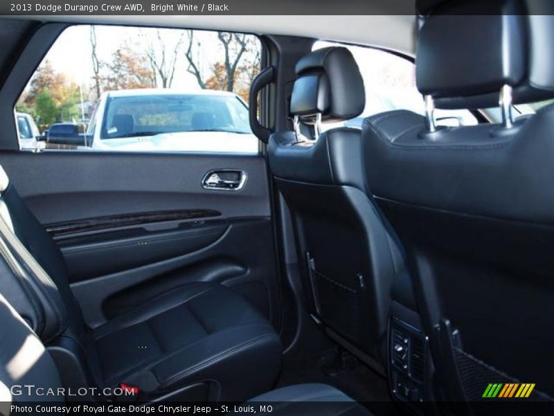 Bright White / Black 2013 Dodge Durango Crew AWD