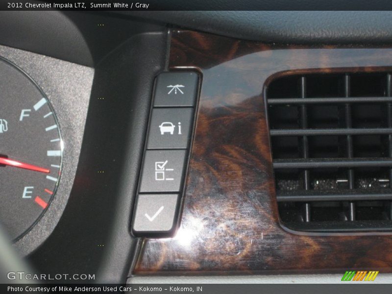 Summit White / Gray 2012 Chevrolet Impala LTZ