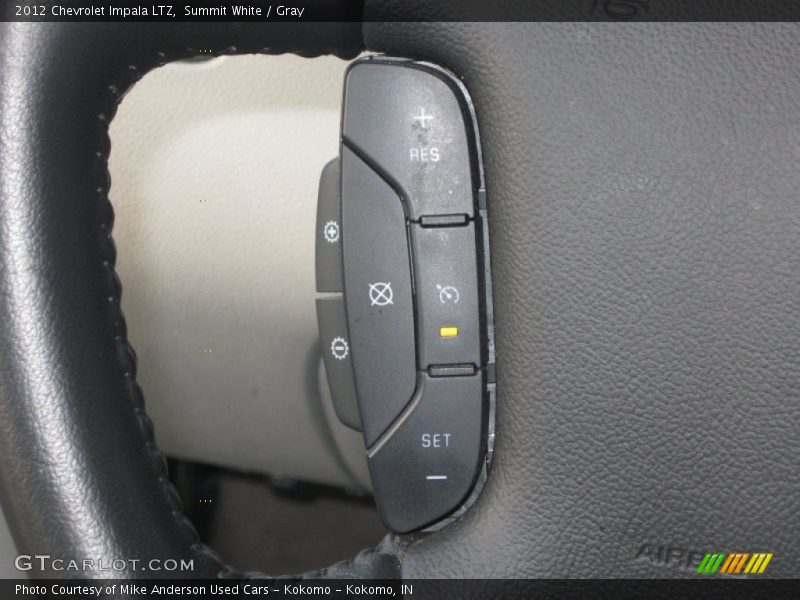 Summit White / Gray 2012 Chevrolet Impala LTZ