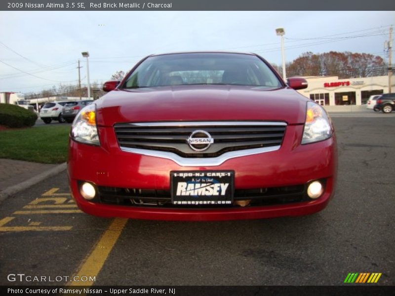 Red Brick Metallic / Charcoal 2009 Nissan Altima 3.5 SE