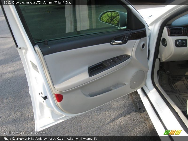 Summit White / Gray 2012 Chevrolet Impala LTZ