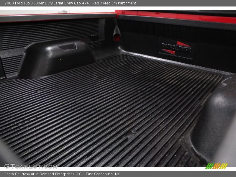 Red / Medium Parchment 2000 Ford F350 Super Duty Lariat Crew Cab 4x4