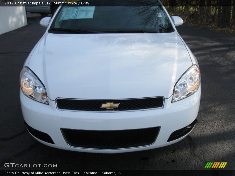 Summit White / Gray 2012 Chevrolet Impala LTZ
