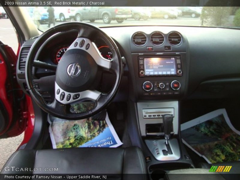 Red Brick Metallic / Charcoal 2009 Nissan Altima 3.5 SE