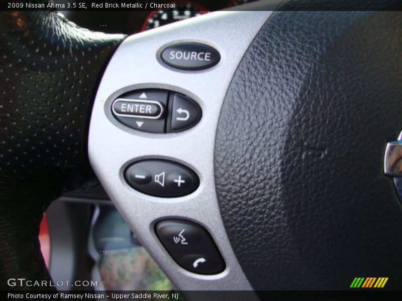 Red Brick Metallic / Charcoal 2009 Nissan Altima 3.5 SE