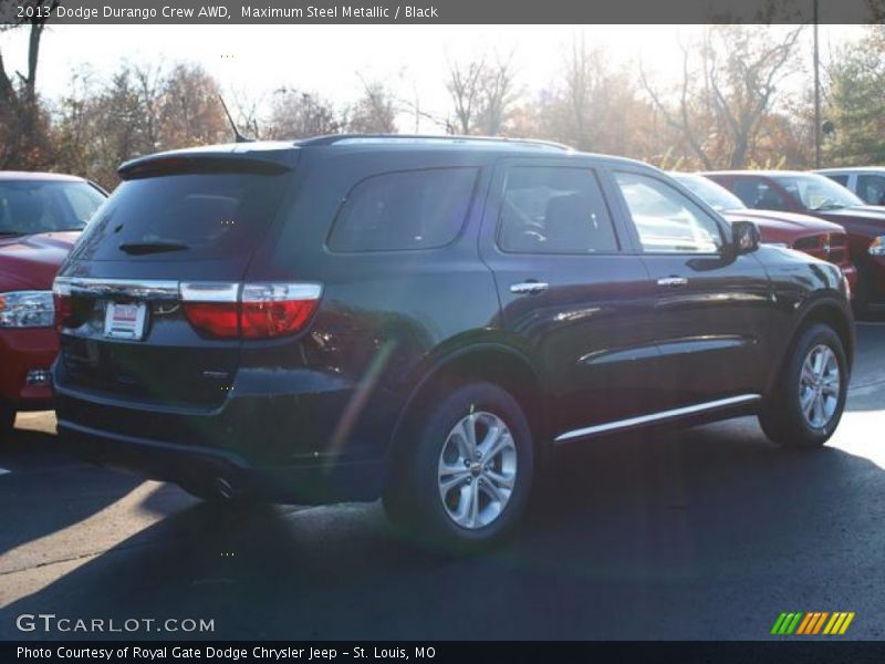 Maximum Steel Metallic / Black 2013 Dodge Durango Crew AWD