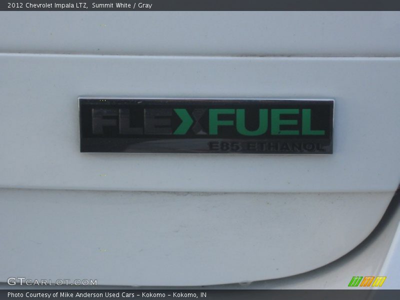 Summit White / Gray 2012 Chevrolet Impala LTZ