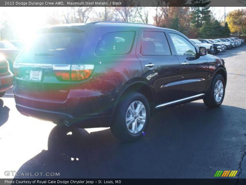 Maximum Steel Metallic / Black 2013 Dodge Durango Crew AWD