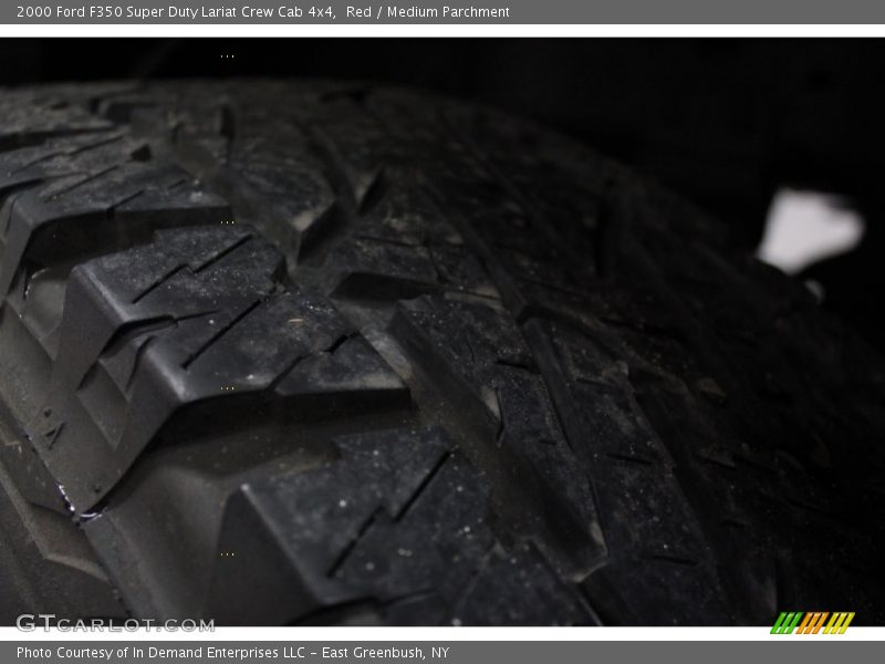 Red / Medium Parchment 2000 Ford F350 Super Duty Lariat Crew Cab 4x4