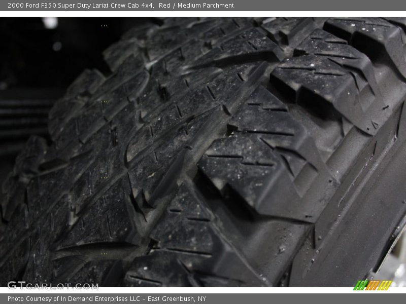 Red / Medium Parchment 2000 Ford F350 Super Duty Lariat Crew Cab 4x4