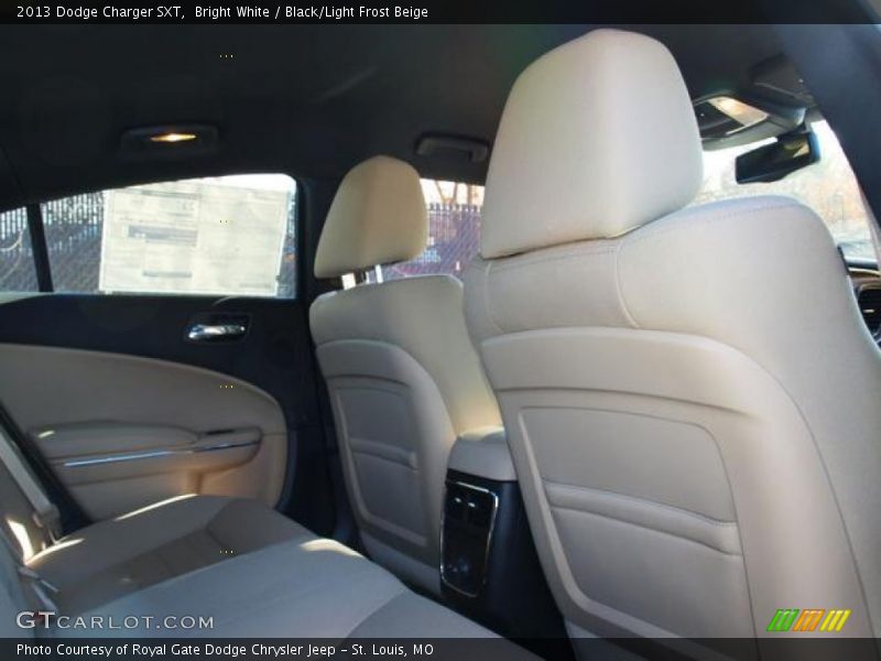 Bright White / Black/Light Frost Beige 2013 Dodge Charger SXT