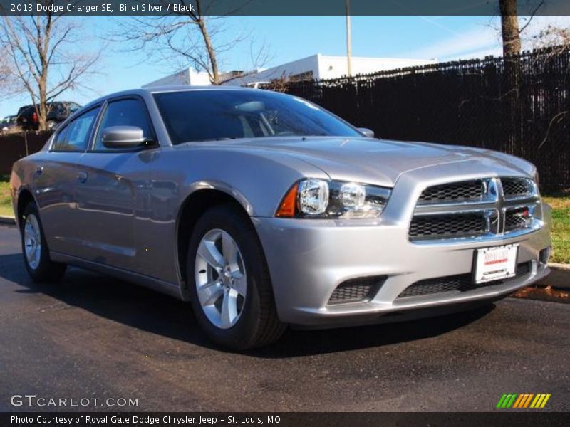 Billet Silver / Black 2013 Dodge Charger SE