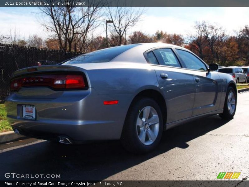 Billet Silver / Black 2013 Dodge Charger SE