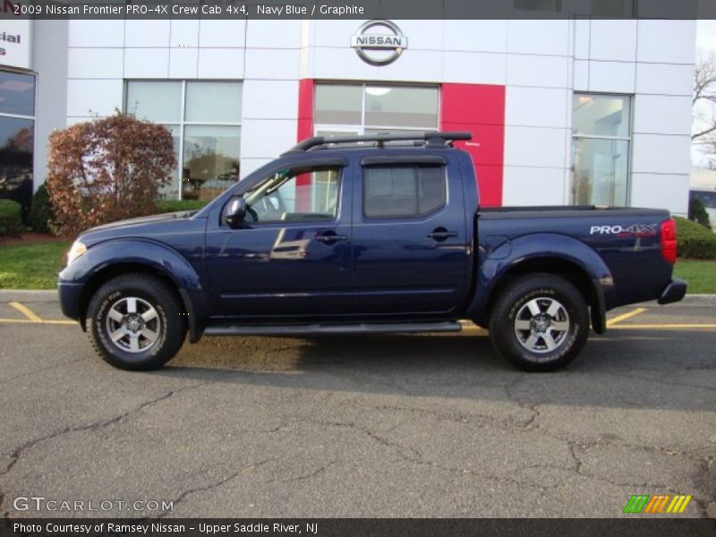 Navy Blue / Graphite 2009 Nissan Frontier PRO-4X Crew Cab 4x4