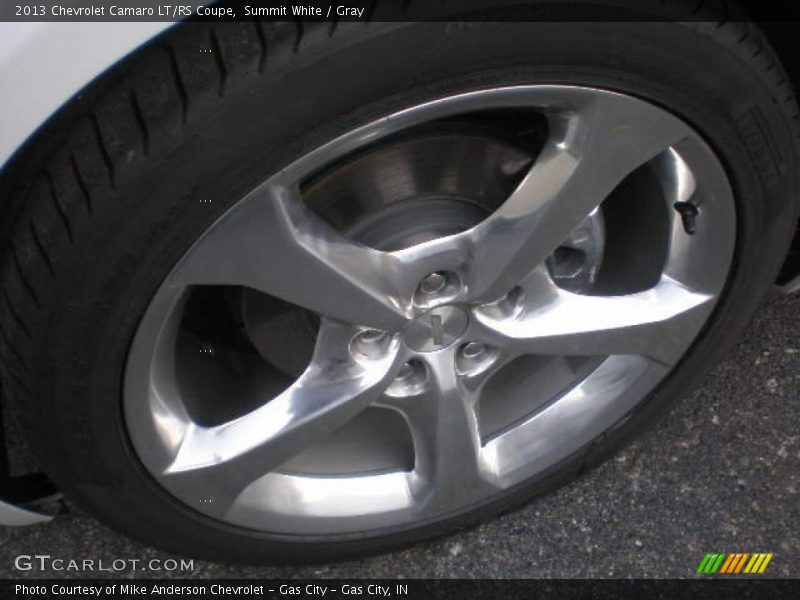 Summit White / Gray 2013 Chevrolet Camaro LT/RS Coupe
