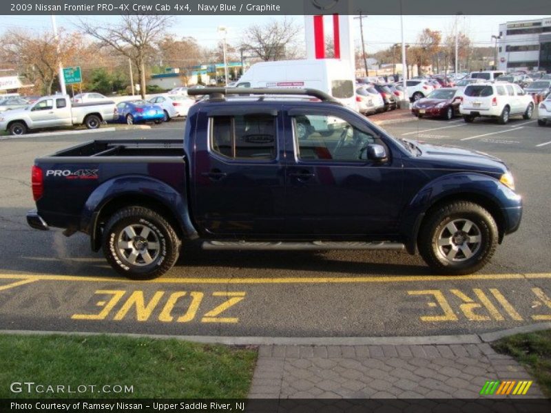 Navy Blue / Graphite 2009 Nissan Frontier PRO-4X Crew Cab 4x4