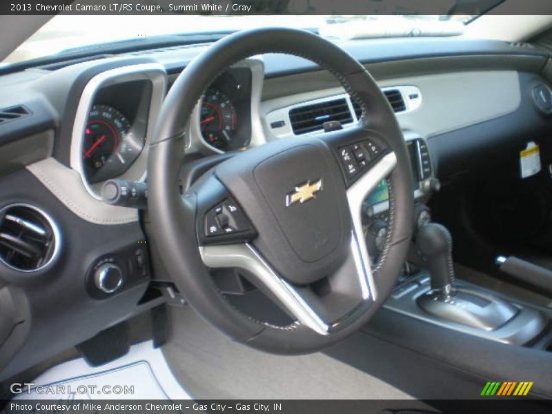 Summit White / Gray 2013 Chevrolet Camaro LT/RS Coupe
