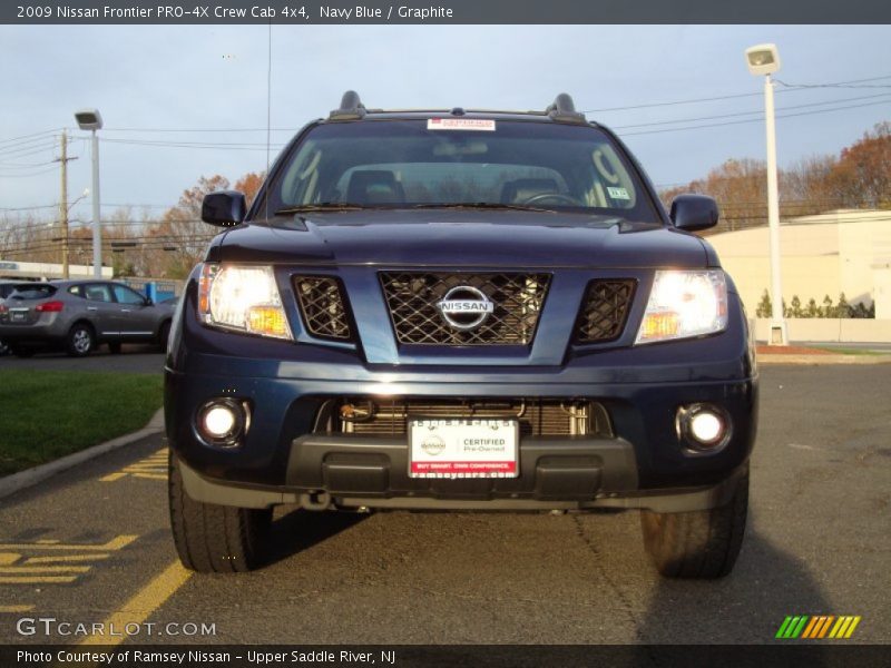 Navy Blue / Graphite 2009 Nissan Frontier PRO-4X Crew Cab 4x4