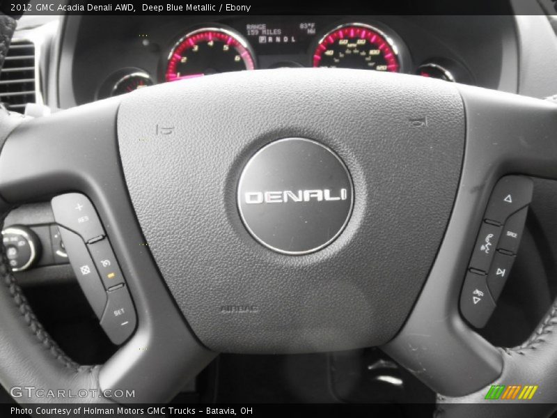 Controls of 2012 Acadia Denali AWD