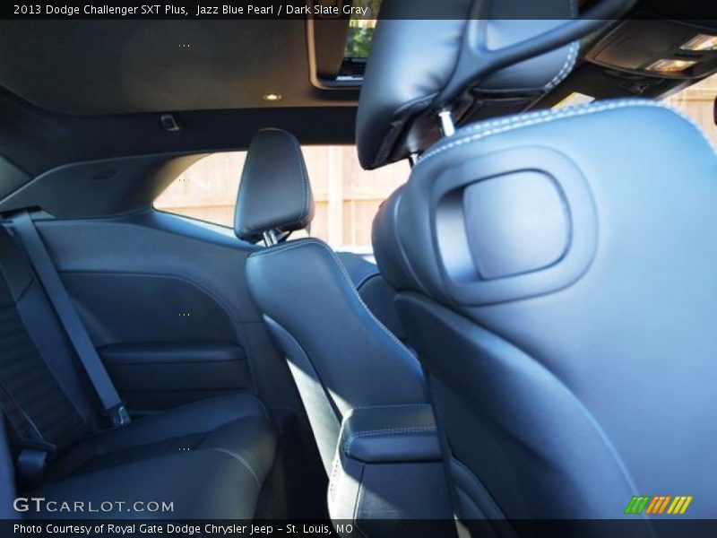 Jazz Blue Pearl / Dark Slate Gray 2013 Dodge Challenger SXT Plus