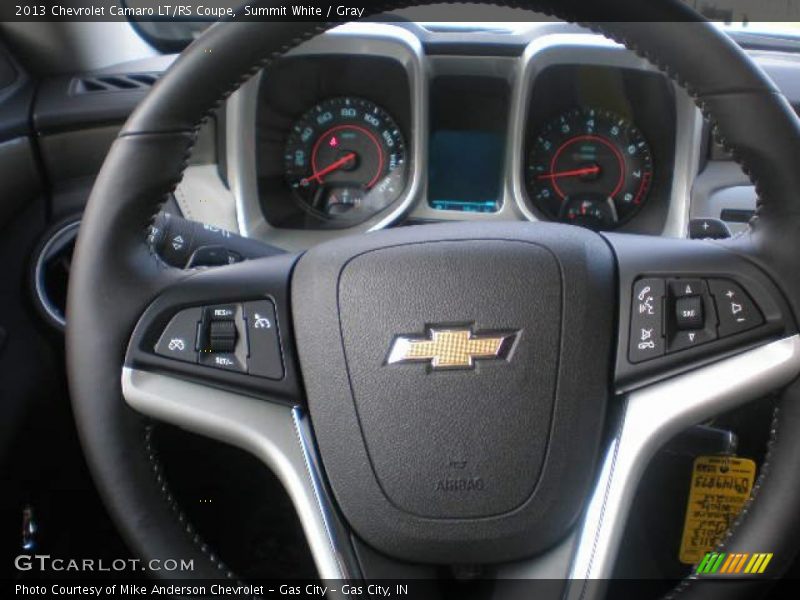 Summit White / Gray 2013 Chevrolet Camaro LT/RS Coupe