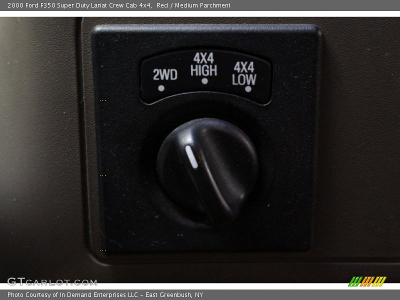 Red / Medium Parchment 2000 Ford F350 Super Duty Lariat Crew Cab 4x4