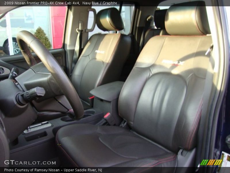 Navy Blue / Graphite 2009 Nissan Frontier PRO-4X Crew Cab 4x4