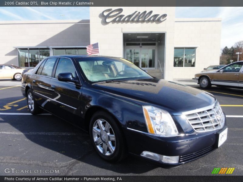 Blue Chip Metallic / Cashmere 2006 Cadillac DTS
