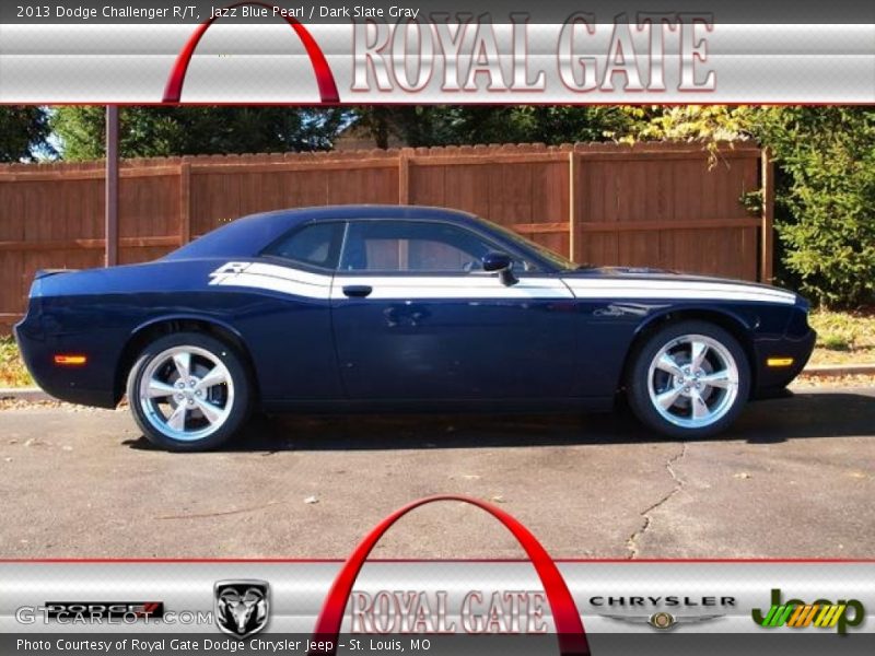 Jazz Blue Pearl / Dark Slate Gray 2013 Dodge Challenger R/T