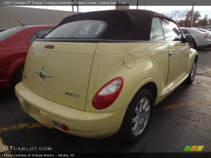 Pastel Yellow / Pastel Slate Gray 2007 Chrysler PT Cruiser Touring Convertible