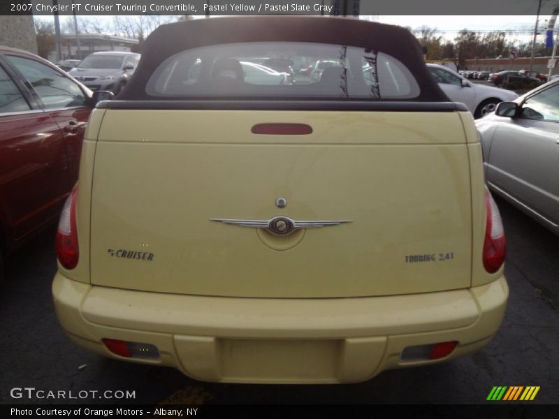 Pastel Yellow / Pastel Slate Gray 2007 Chrysler PT Cruiser Touring Convertible