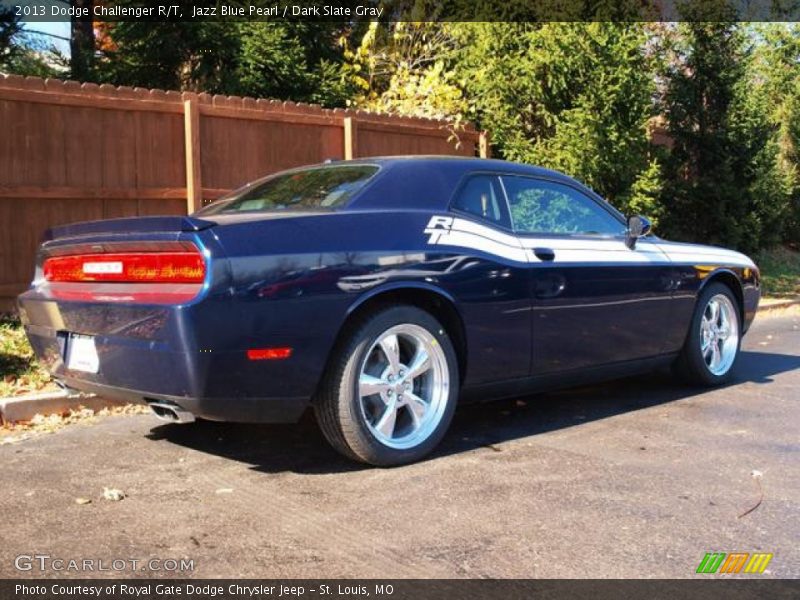 Jazz Blue Pearl / Dark Slate Gray 2013 Dodge Challenger R/T