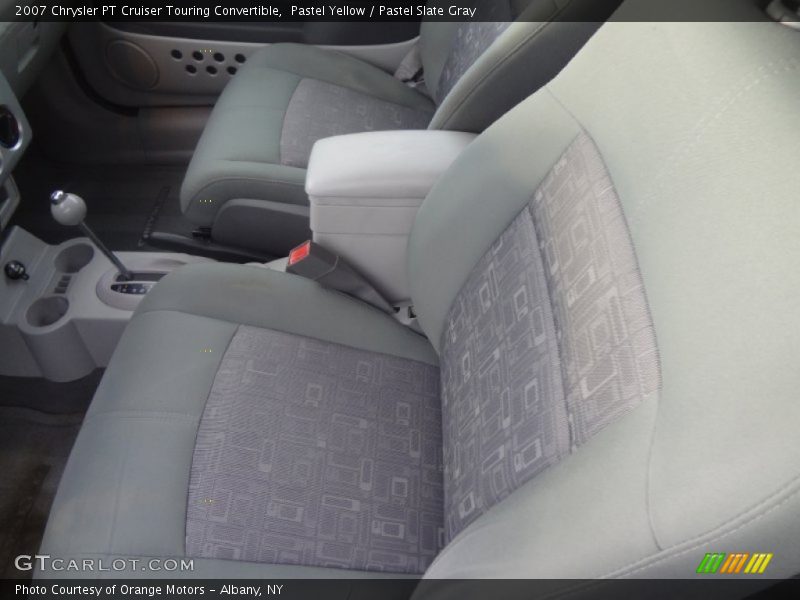 Pastel Yellow / Pastel Slate Gray 2007 Chrysler PT Cruiser Touring Convertible