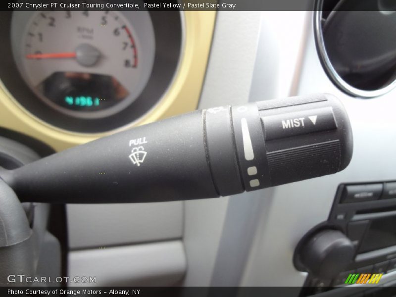 Pastel Yellow / Pastel Slate Gray 2007 Chrysler PT Cruiser Touring Convertible