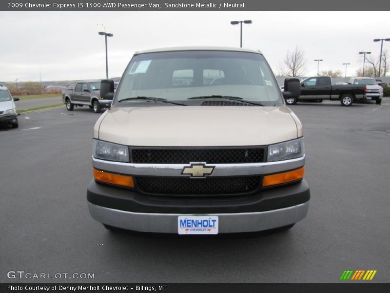 Sandstone Metallic / Neutral 2009 Chevrolet Express LS 1500 AWD Passenger Van