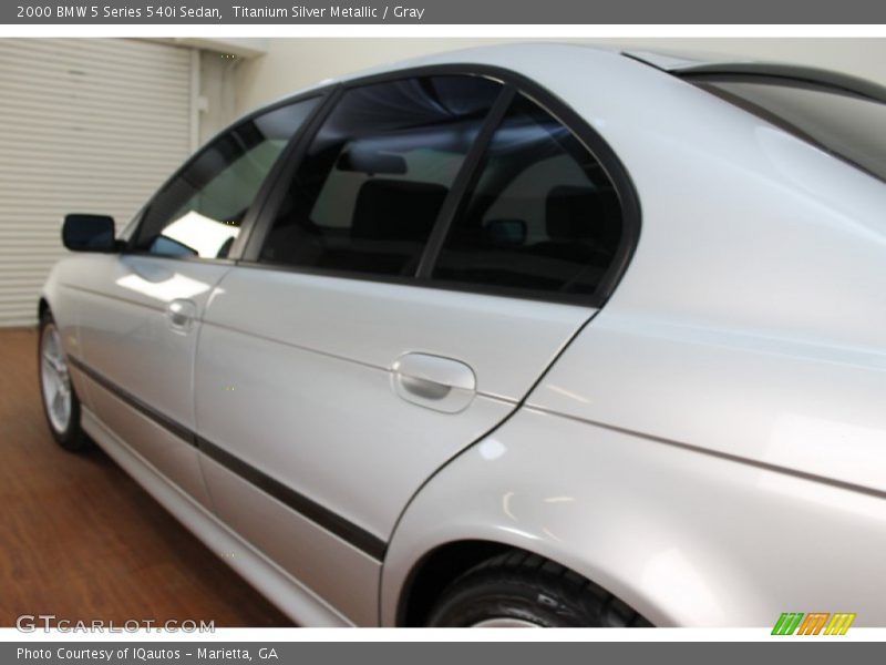 Titanium Silver Metallic / Gray 2000 BMW 5 Series 540i Sedan