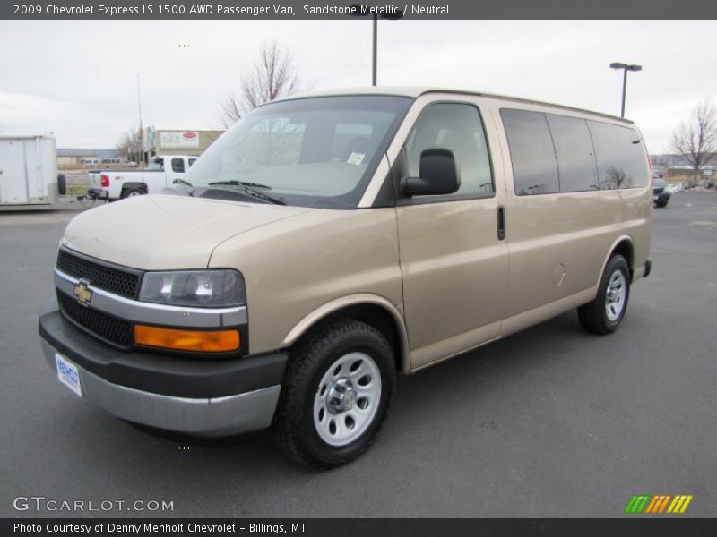 Front 3/4 View of 2009 Express LS 1500 AWD Passenger Van
