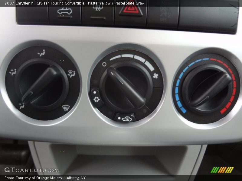 Pastel Yellow / Pastel Slate Gray 2007 Chrysler PT Cruiser Touring Convertible