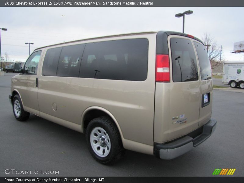 Sandstone Metallic / Neutral 2009 Chevrolet Express LS 1500 AWD Passenger Van