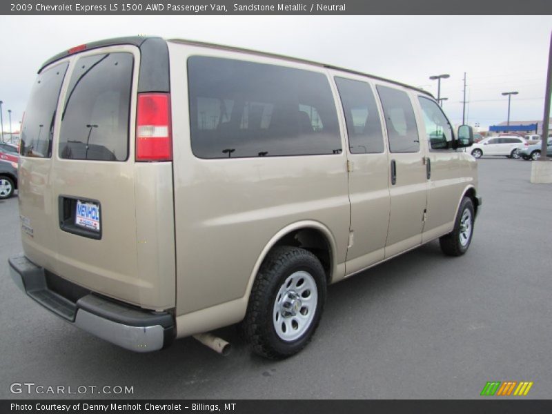 Sandstone Metallic / Neutral 2009 Chevrolet Express LS 1500 AWD Passenger Van