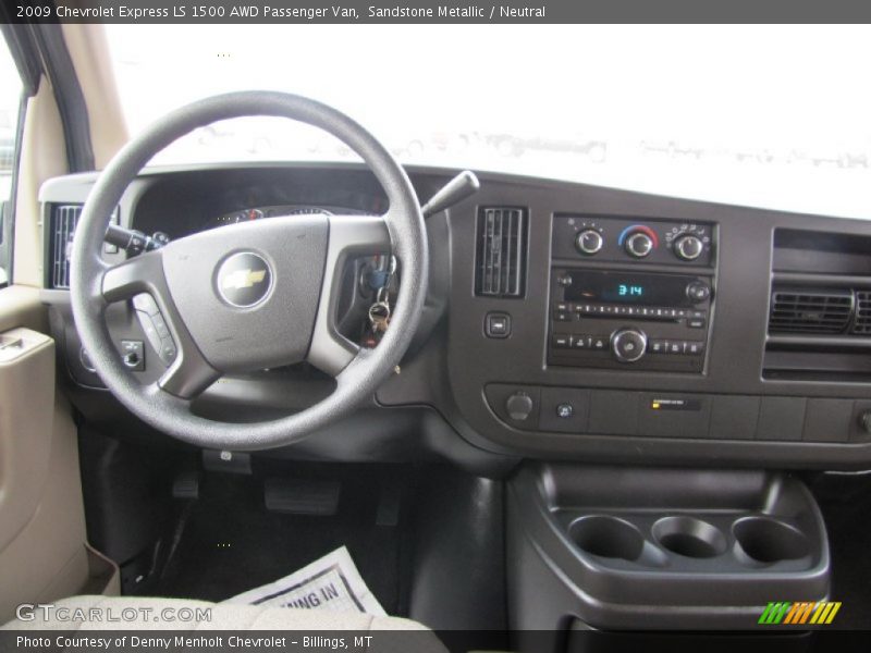 Dashboard of 2009 Express LS 1500 AWD Passenger Van