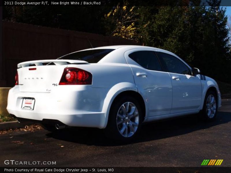 New Bright White / Black/Red 2013 Dodge Avenger R/T
