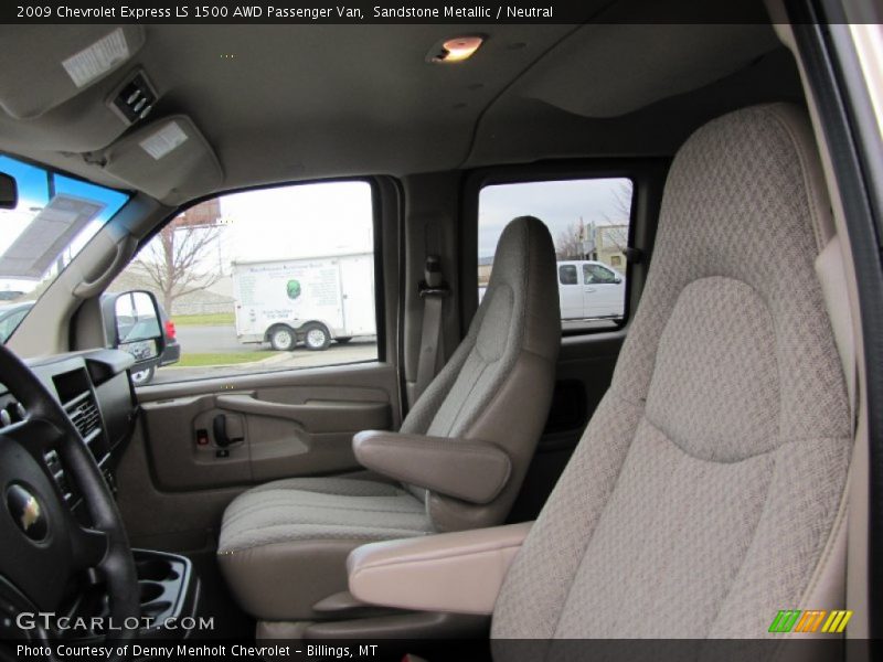 Sandstone Metallic / Neutral 2009 Chevrolet Express LS 1500 AWD Passenger Van